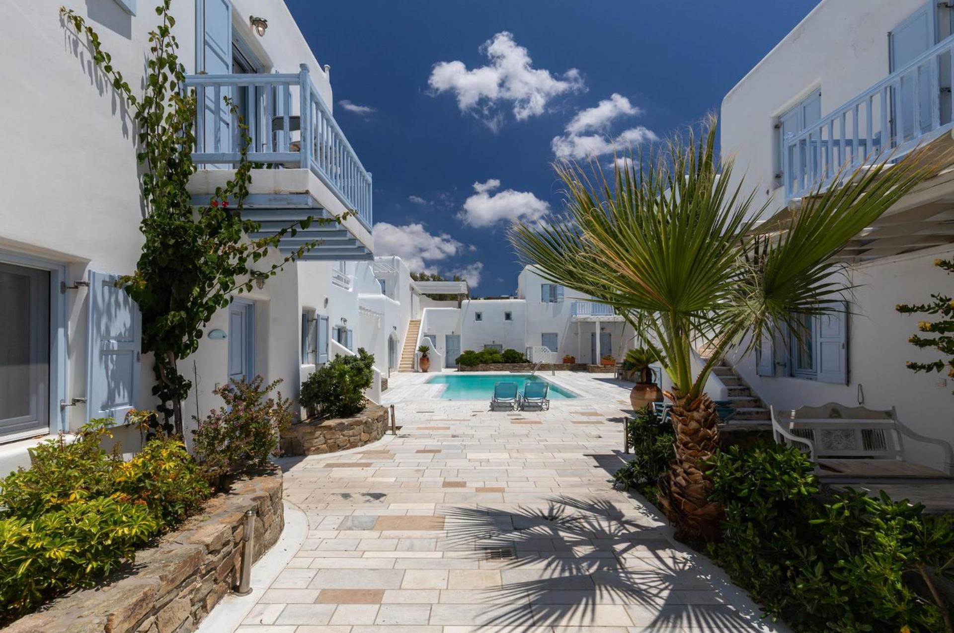 オルノスMimosa Retreat Mykonosアパートメント エクステリア 写真